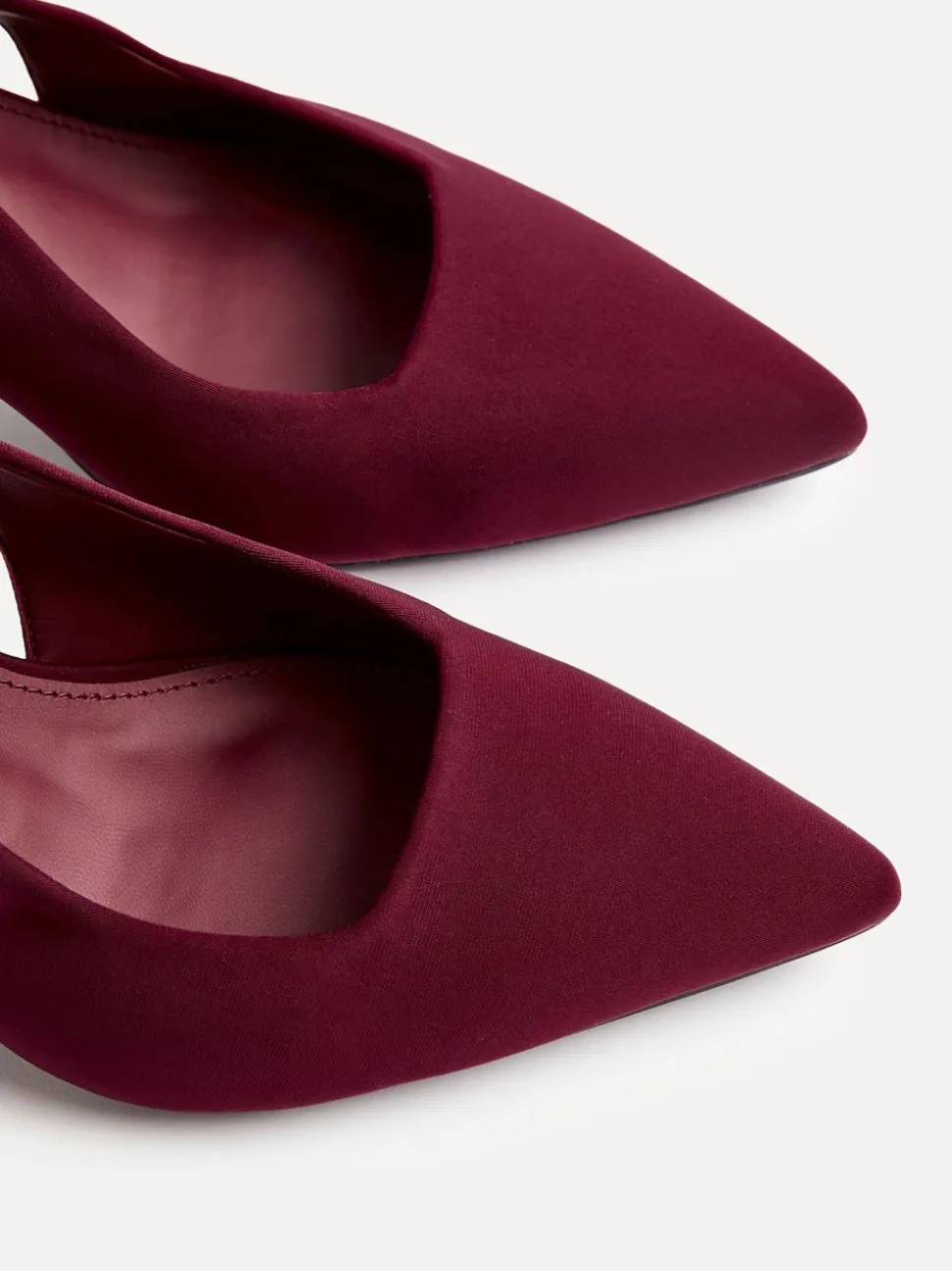 Rouge - Linzi talons Izzie Coupe large à bride arrière