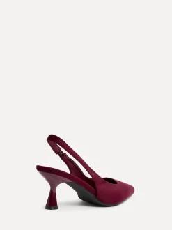 Rouge - Linzi talons Izzie Coupe large à bride arrière