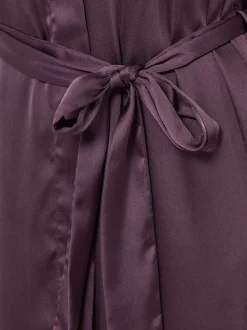 Rouge - Long Tall Sally Peignoir maxi en satin
