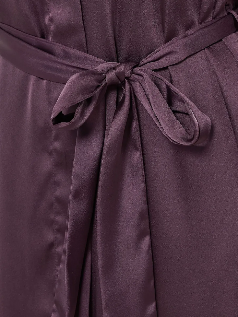 Rouge - Long Tall Sally Peignoir maxi en satin