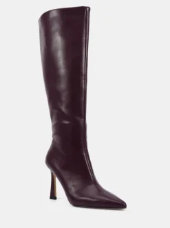 Rouge - Novo Bottes au genou stretch à bout pointu Galaxy pointu