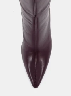 Rouge - Novo Bottes au genou stretch à bout pointu Galaxy pointu