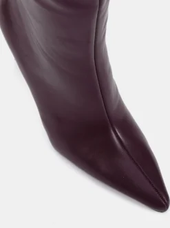 Rouge - Novo Bottes au genou stretch à bout pointu Galaxy pointu