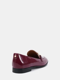 Rouge - Novo Mocassins à bordure celeste avec anneau