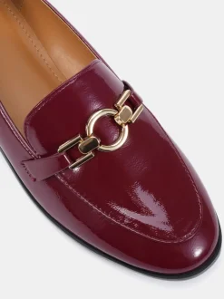 Rouge - Novo Mocassins à bordure celeste avec anneau