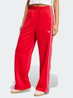 Rouge - Pantalons de survêtement amples Adidas Original Firebird