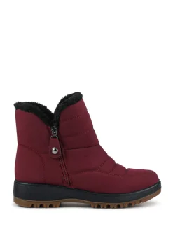 Rouge - Pavers Bottes rembourrées à l'épreuve de la douche