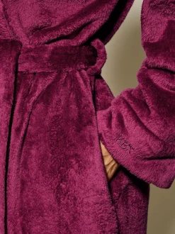 Rouge - Peignoir KBX Rosa duveteux