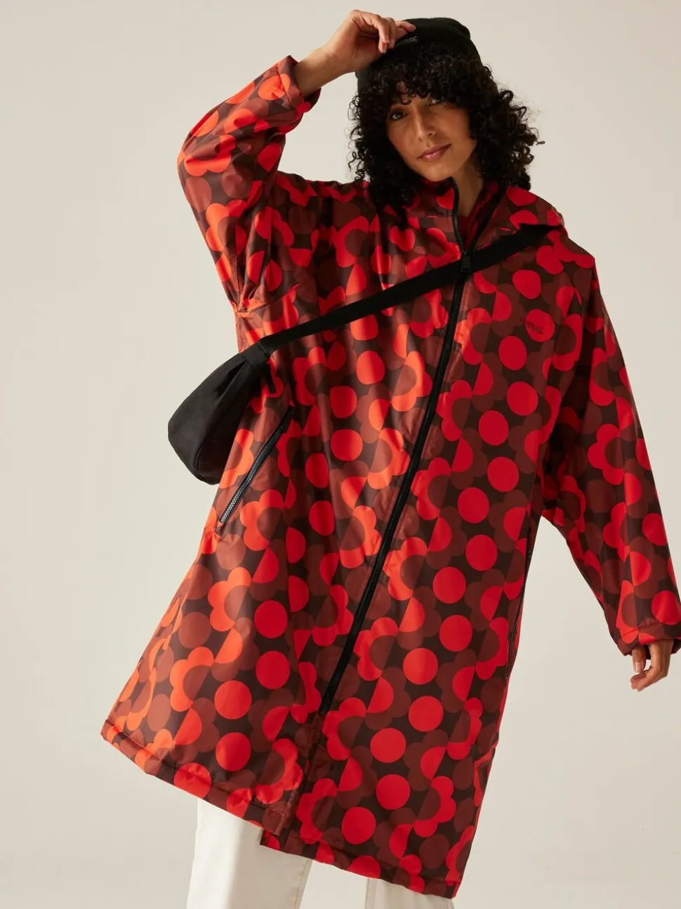 Rouge - Peignoir Regatta Hydra Fort imperméable Orla