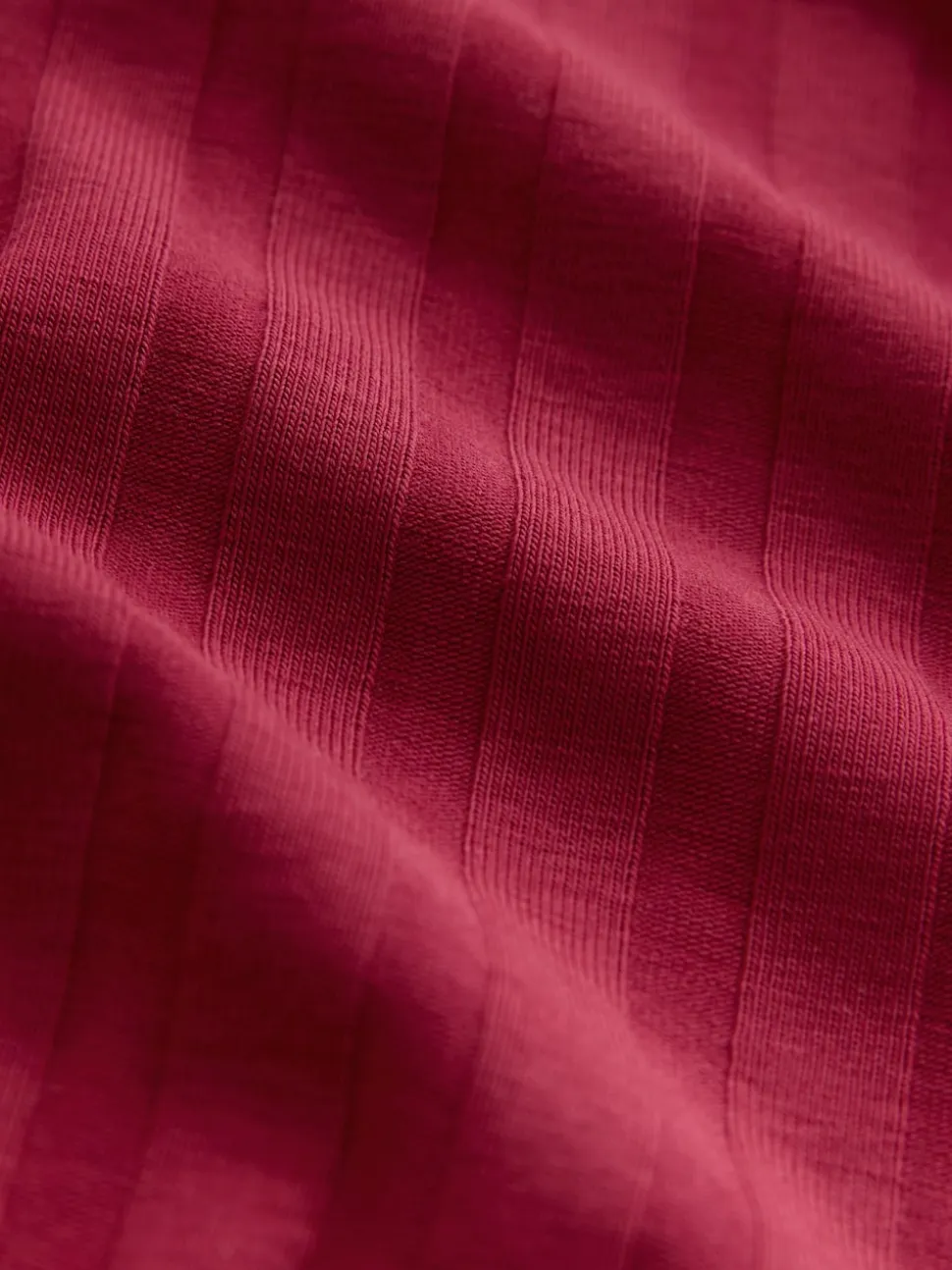 Rouge - Robe de grossesse à manches longues et allaitement