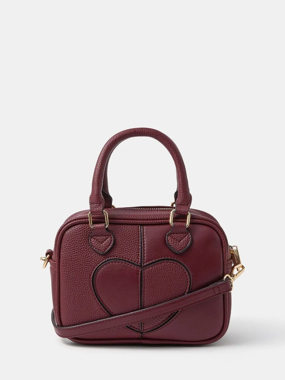 Rouge - Sac à bandoulière Accessorize cœur