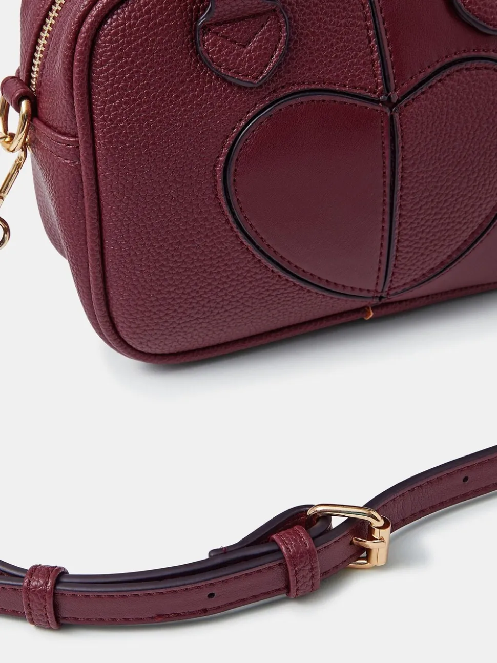 Rouge - Sac à bandoulière Accessorize cœur
