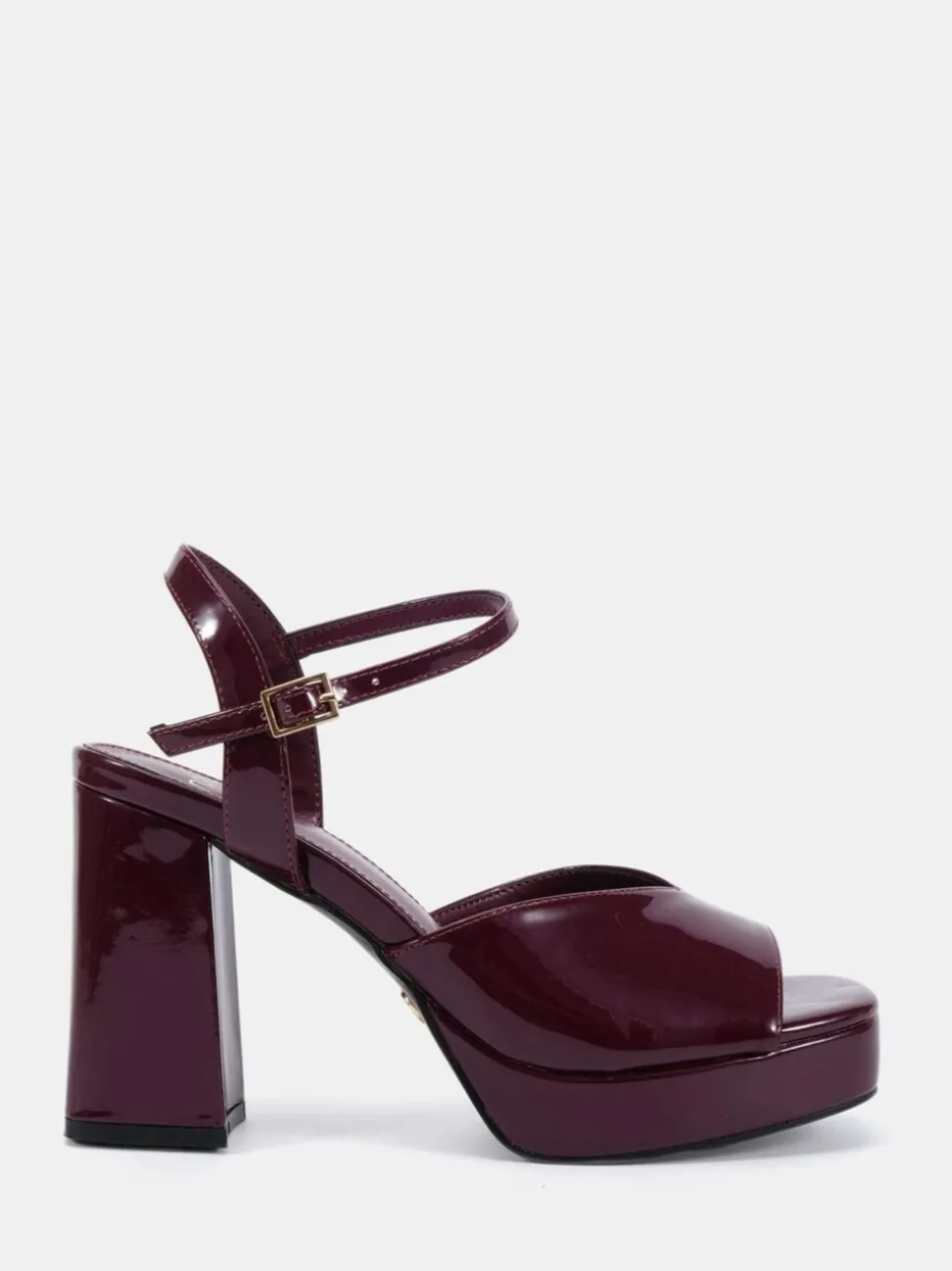 Rouge - Sandales à talons plateforme Novo Layla