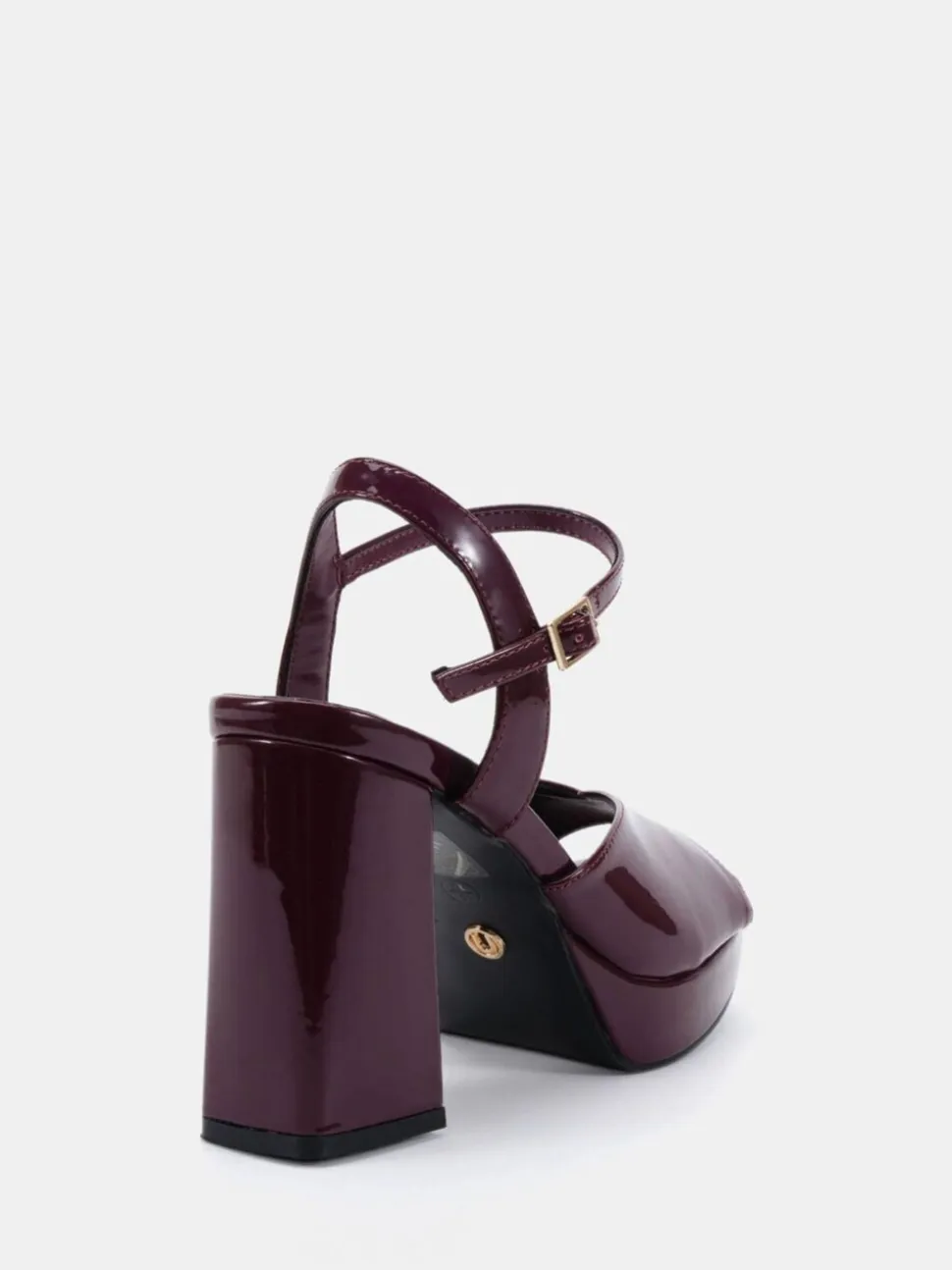 Rouge - Sandales à talons plateforme Novo Layla