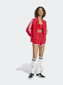 Rouge - Shorts Adidas Original Sprinter à 3 rayures