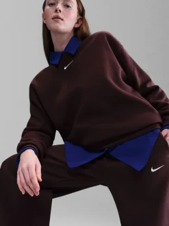 Rouge - Survêtement ample Nike Vêtements de sport Phoenix en polaire taille haute