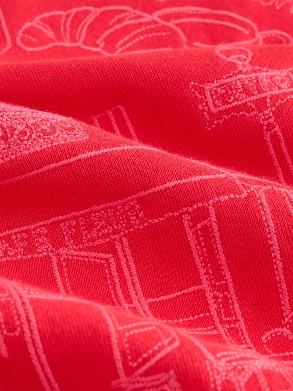 Rouge - Sweat brodé