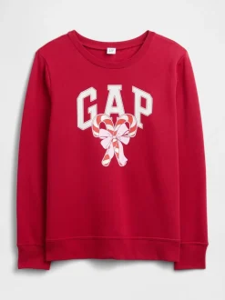 Rouge - Sweat Gap décontracté à logo