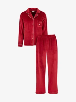 Rouge - The Little Tailor Pyjama de Noël en velours doux de luxe