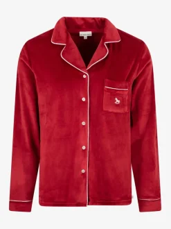 Rouge - The Little Tailor Pyjama de Noël en velours doux de luxe