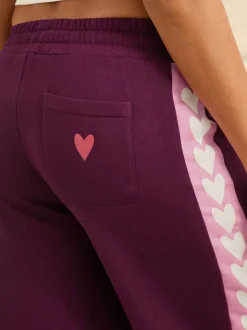 Rouge baie - Bas Love & Roses en jersey Vêtements d'intérieur