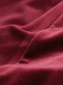 Rouge baie - Robe longue de demoiselle d'honneur multicolore en velours