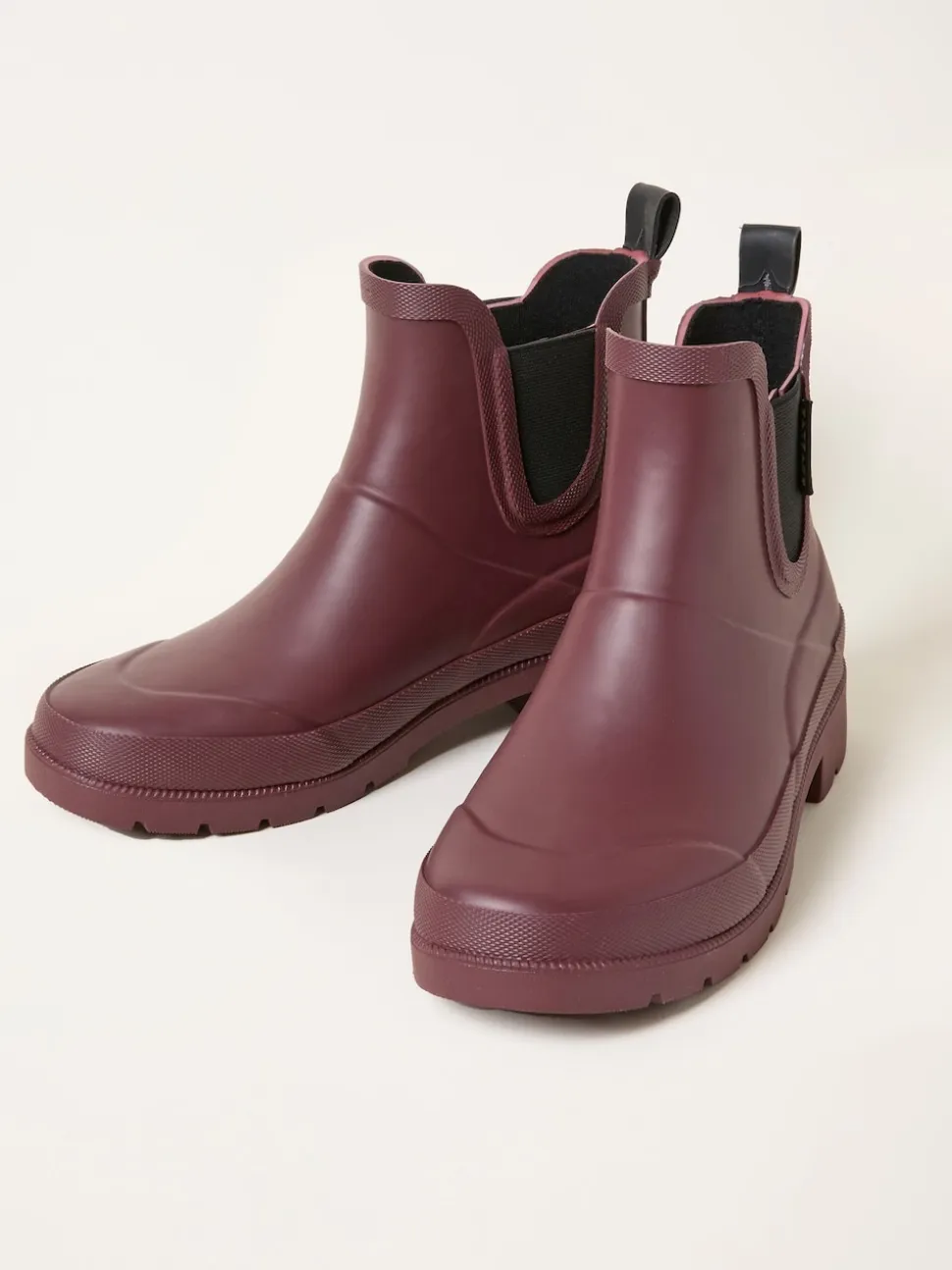 Rouge bordeaux - Bottes de pluie en caoutchouc FatFace