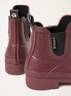 Rouge bordeaux - Bottes de pluie en caoutchouc FatFace