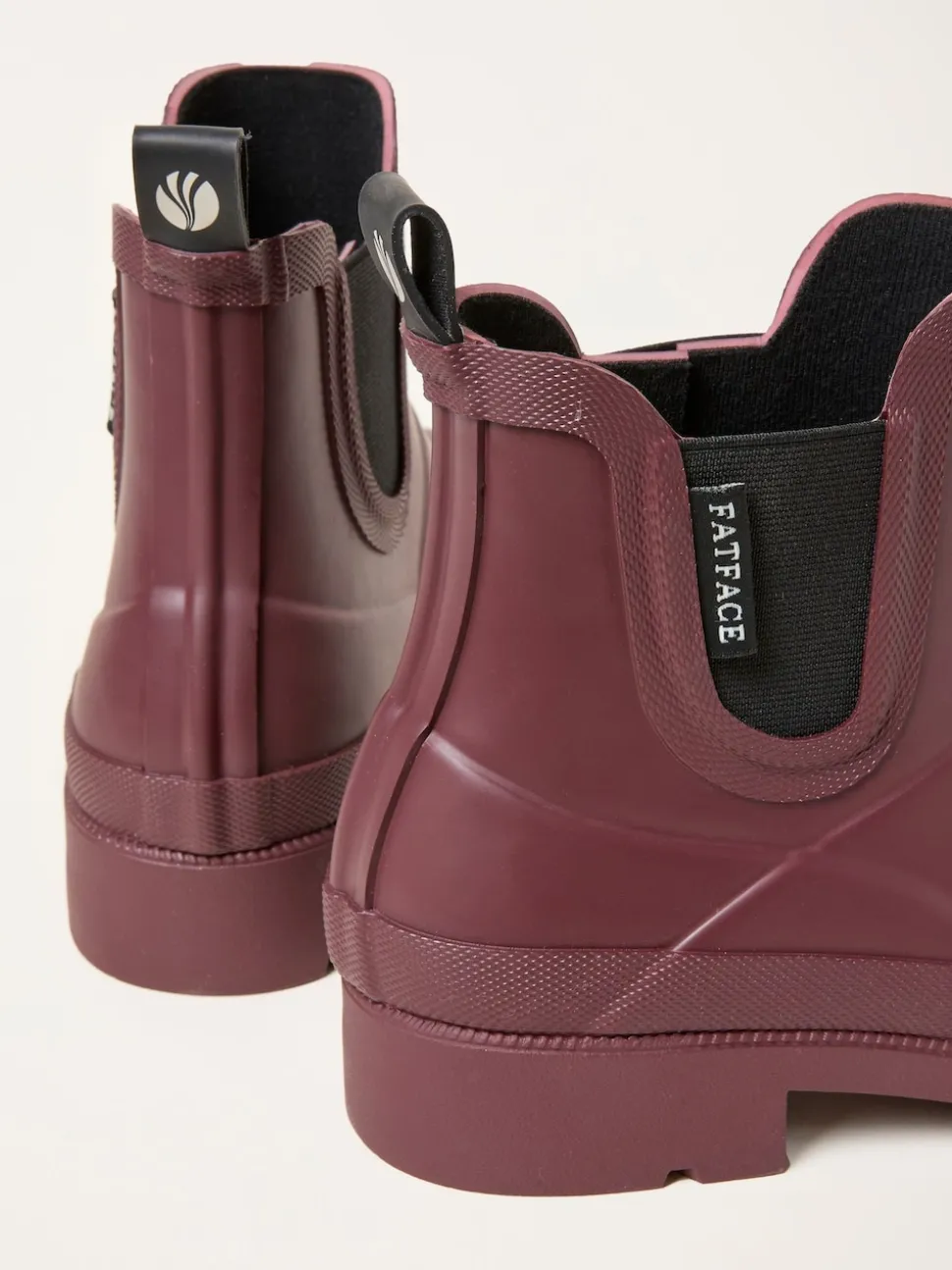 Rouge bordeaux - Bottes de pluie en caoutchouc FatFace