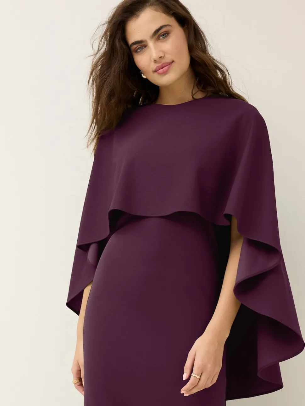 Rouge bordeaux - Cape Robe longue