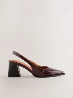 Rouge bordeaux - Chaussures à talons Forever Comfort® à bout pointu et à bride arrière