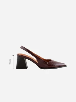 Rouge bordeaux - Chaussures à talons Forever Comfort® à bout pointu et à bride arrière