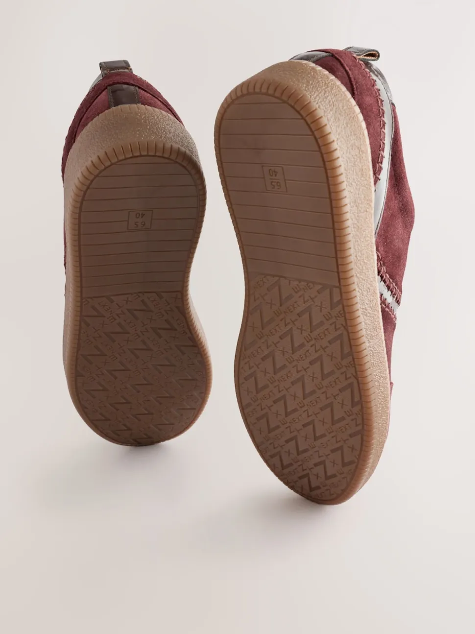 Rouge bordeaux - Forever Comfort® Leather Chunky Sole À lacets Trainers