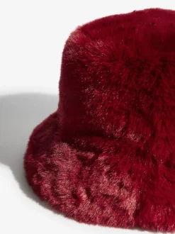 Rouge bordeaux - Friends Like These Chapeau en fausse fourrure
