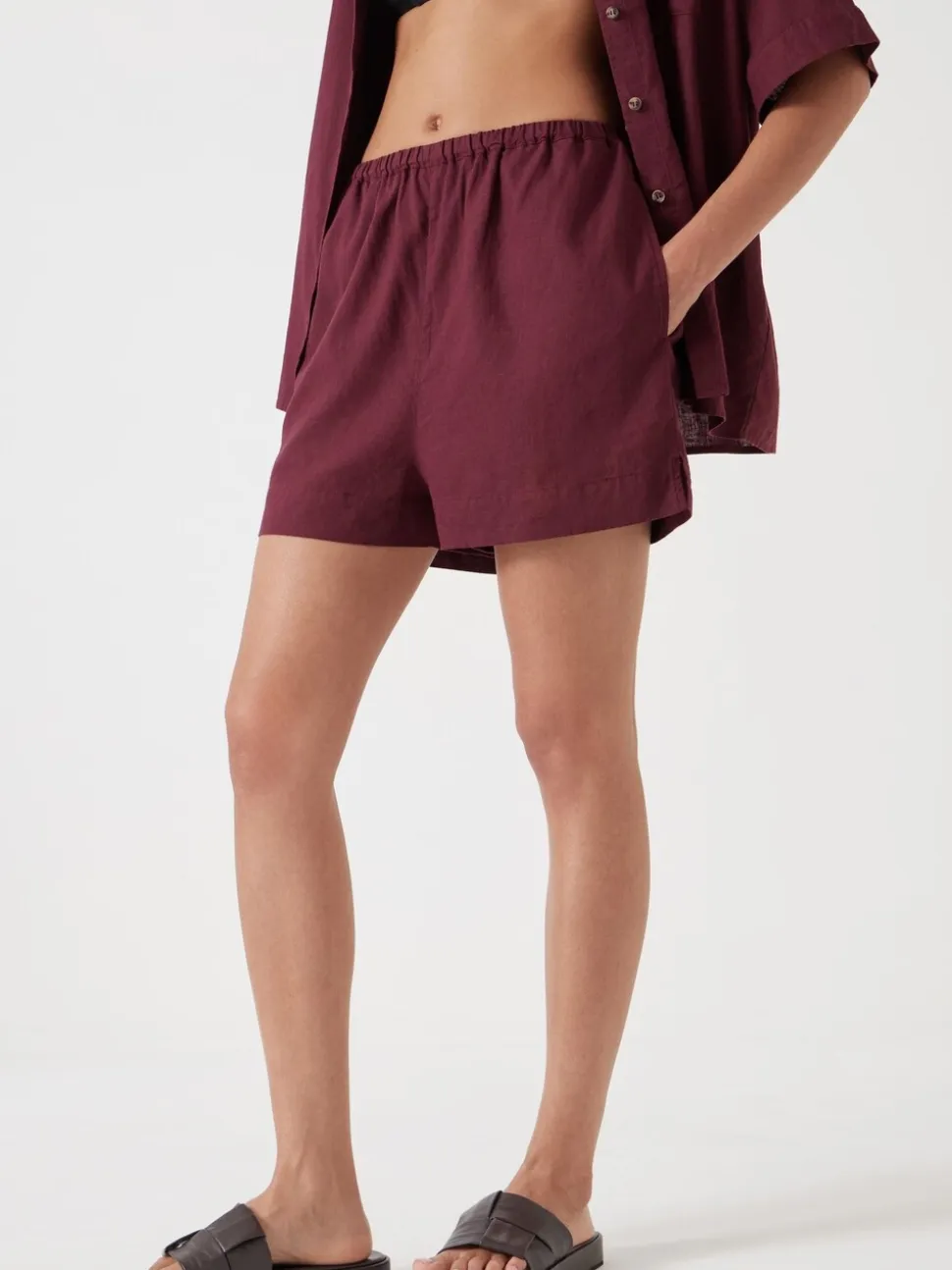 Rouge bordeaux - Hush Lana Lin Blend Short