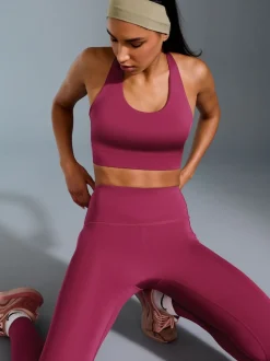 Rouge bordeaux - Leggings Power Active Sports