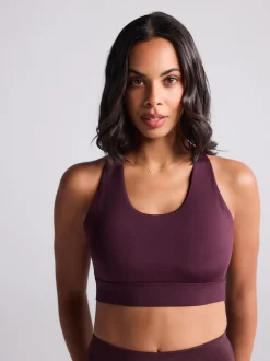 Rouge bordeaux - Soutien-gorge de sport Active Cross Back