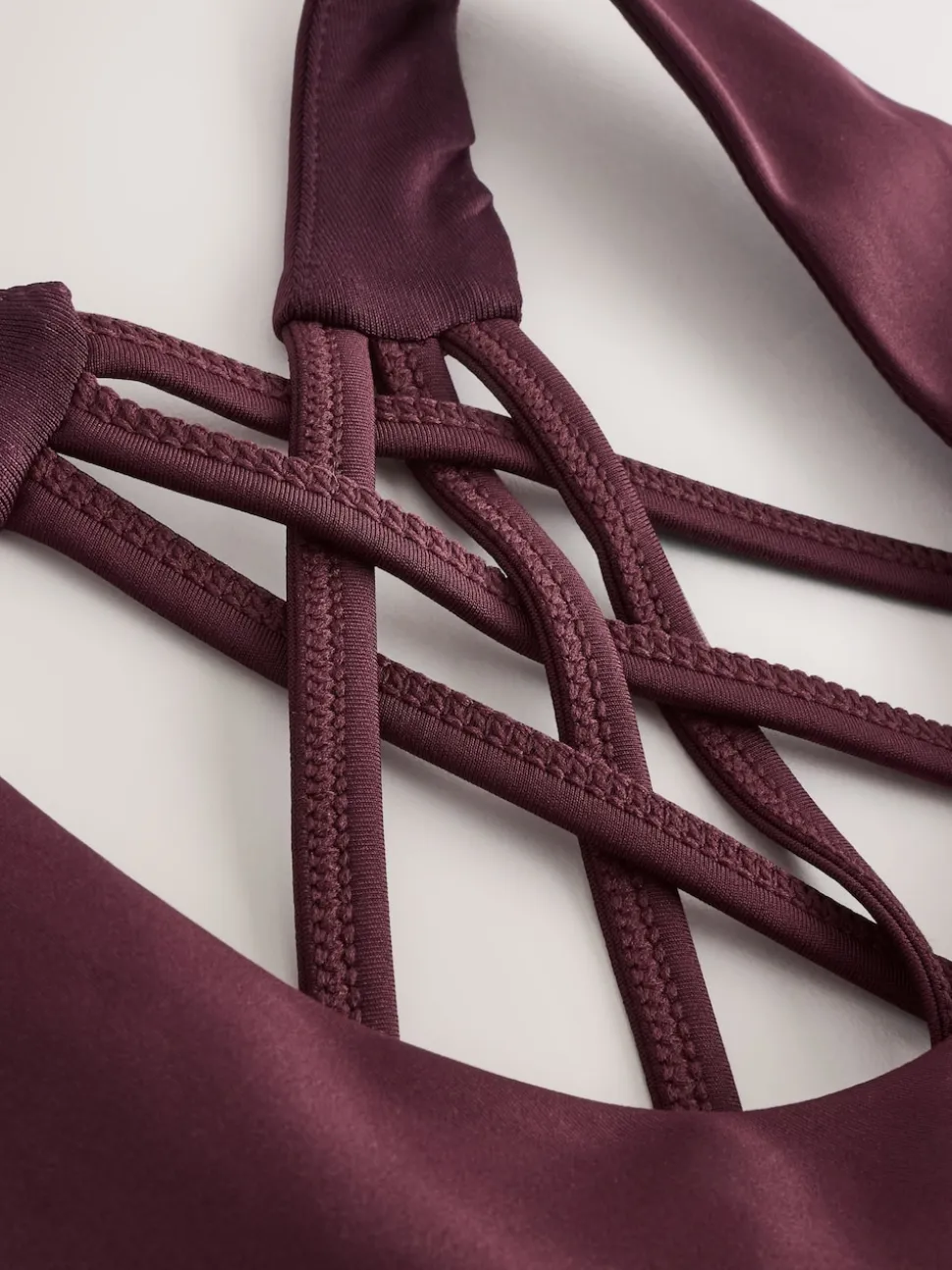 Rouge bordeaux - Soutien-gorge de sport Active Cross Back