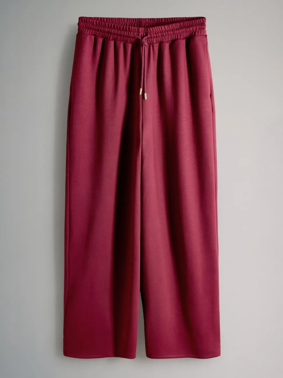 Rouge bordeaux - The Set Ensemble Oversized Modal Zip Through Sweat-shirt & Joggers
