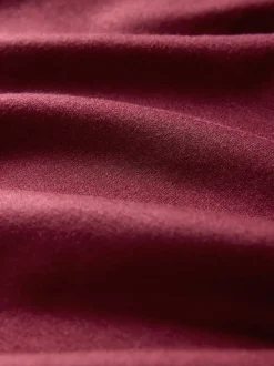 Rouge bordeaux - The Set Ensemble Oversized Modal Zip Through Sweat-shirt & Joggers