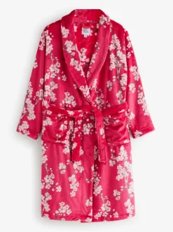 Rouge cerise - Peignoir confortable Bath & Body Works Blossom