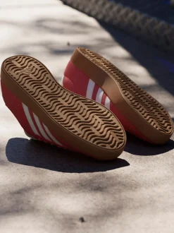 Rouge foncé - Adidas VL Court 3.0 Formateurs