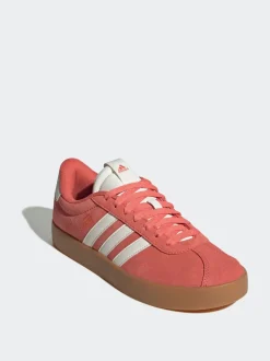 Rouge foncé - Adidas VL Court 3.0 Formateurs