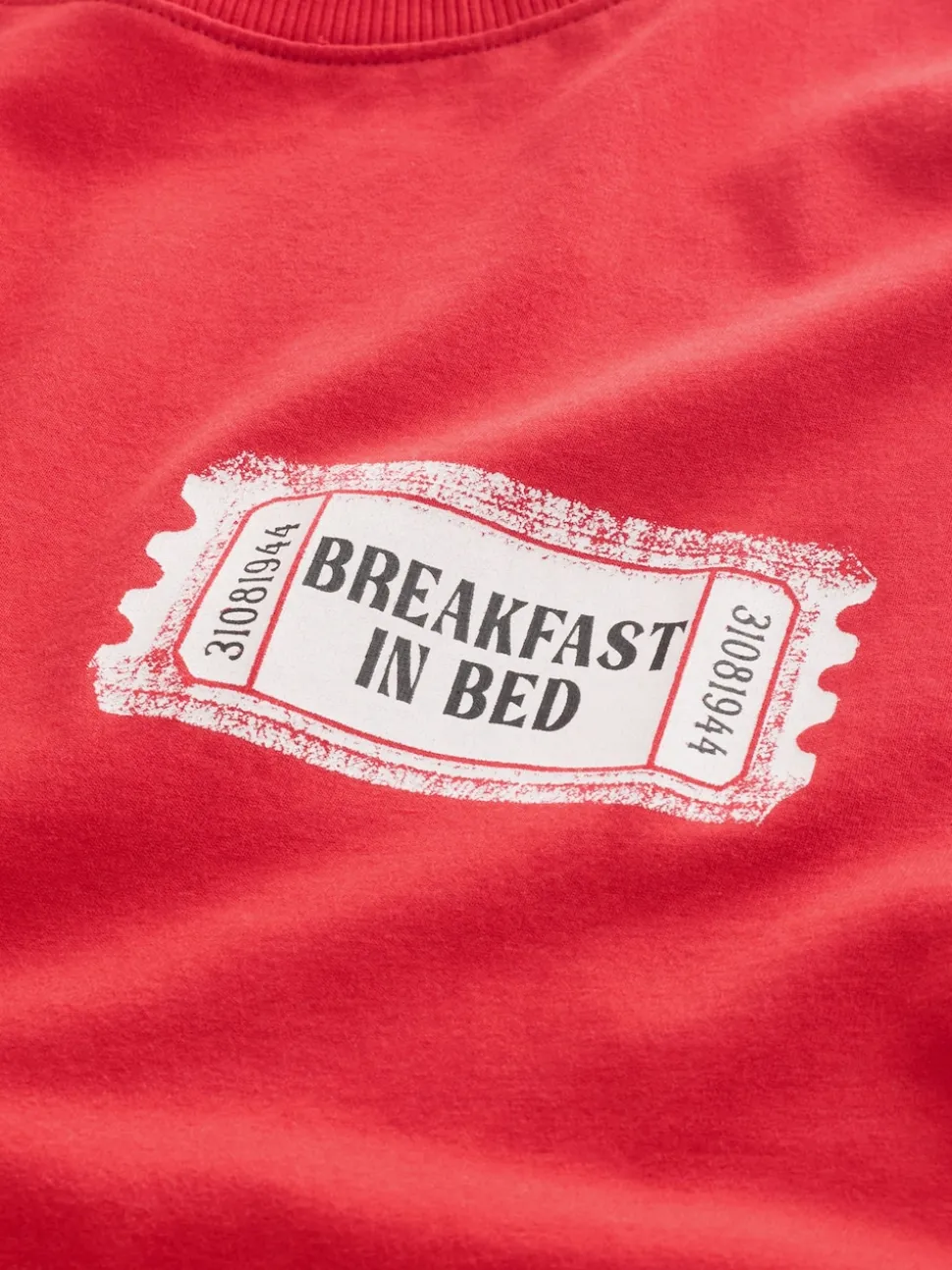 Rouge graphique - Pyjama à manches courtes