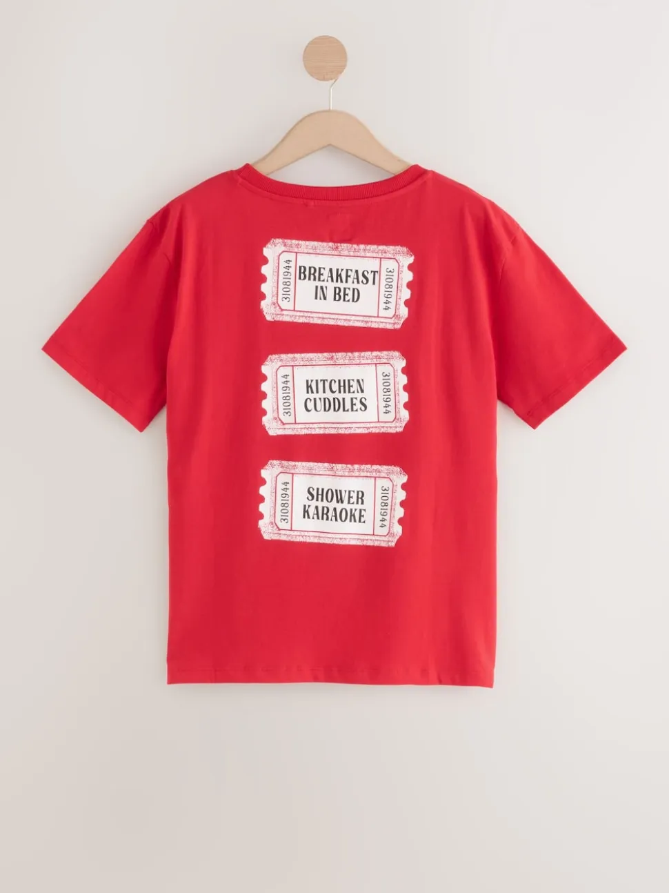 Rouge graphique - Pyjama à manches courtes