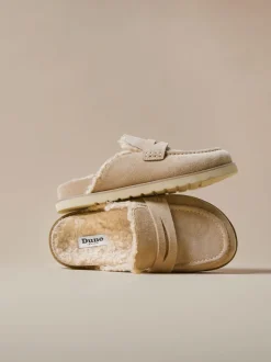 sable - Dune London Mocassins dos nu doublés Goldy