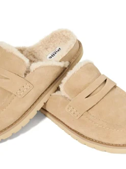 sable - Dune London Mocassins dos nu doublés Goldy