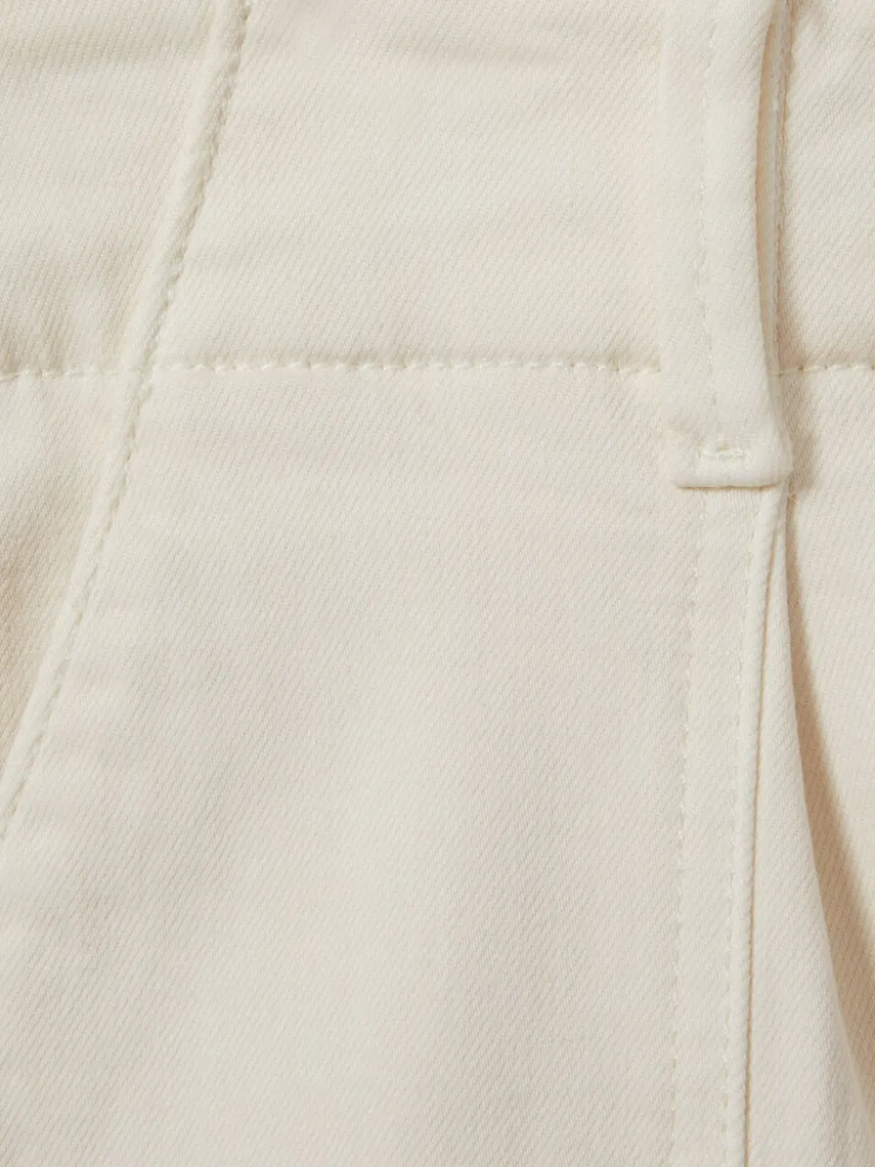 sable - Shorts taille haute Paige avec ourlets retroussés