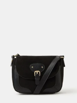 Sac à bandoulière Accessorize à boucle de selle - Noir