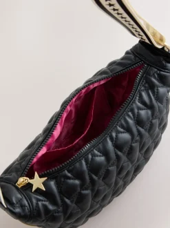 Sac à bandoulière matelassé Rockett St George avec sangle en étoile